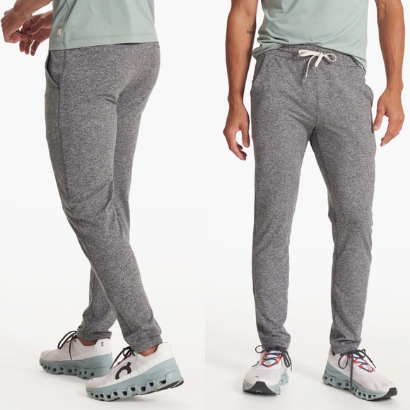 Vuori Ponto Performance Pant Sz L/28.5” In Heather Grey
